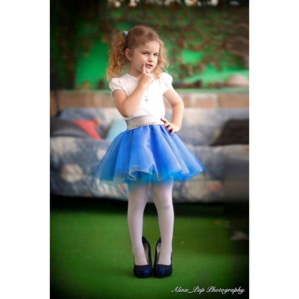 Παιδική Τούλινη φούστα Μπλε Σιελ